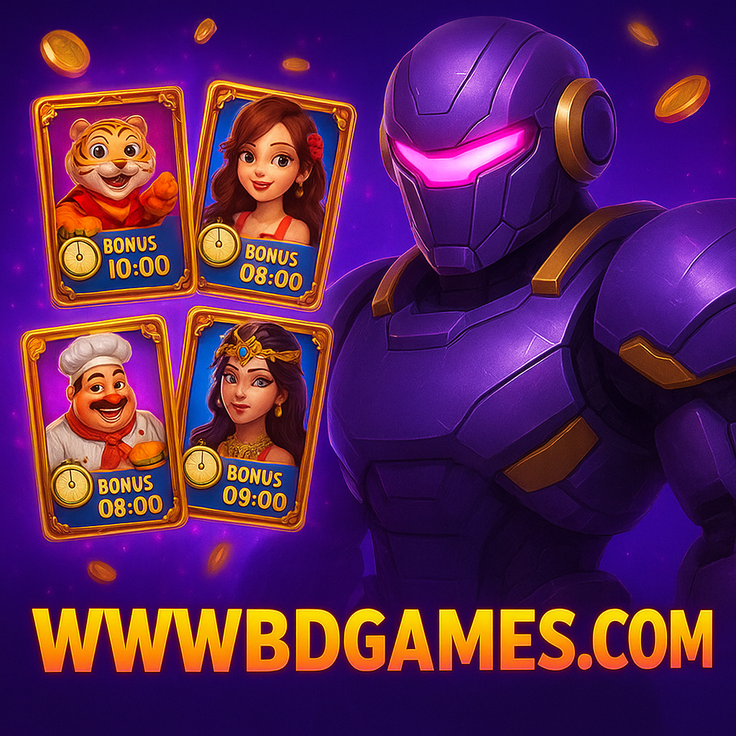 BDgames নতুন আর্কেড গেম ও পুরস্কার ফিচার